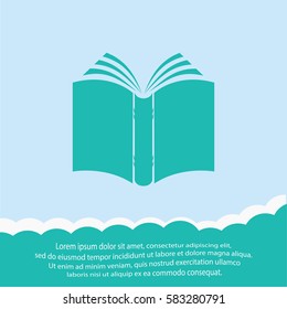 Book  icon. Vector design.
