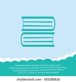 Book  icon. Vector design.