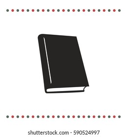 Book icon, vector design