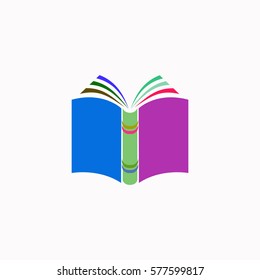 Book  icon Vector design. Colored illustration.