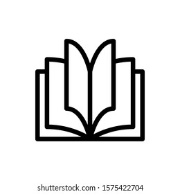 Book Icon Vector Design Illustration