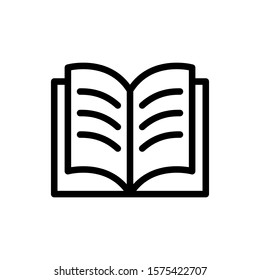 Book Icon Vector Design Illustration