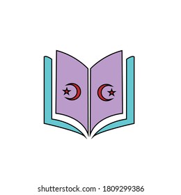Book icon vector design illustration