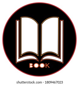 Book icon vector design illustration