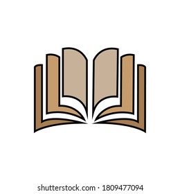 Book icon vector design illustration