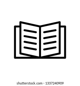 Book Icon Vector Design Inspiration