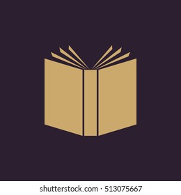 Book icon. vector design. Library, Book symbol. web. graphic. JPG. AI. app. logo. object. flat. image. sign. eps. art. picture - stock vector