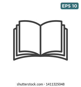 book icon vector design template