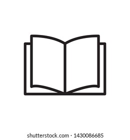 book icon vector design template