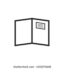 book icon vector design template