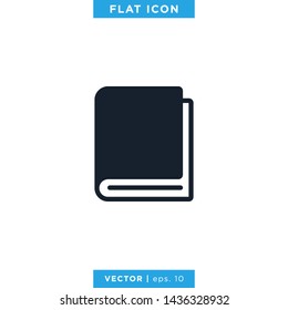 Book Icon Vector Design Template