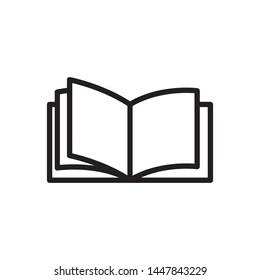 book icon vector design template