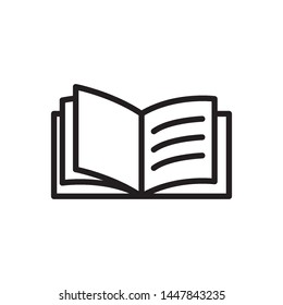 book icon vector design template