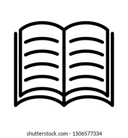 Book icon vector design template