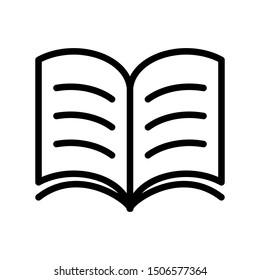 Book icon vector design template