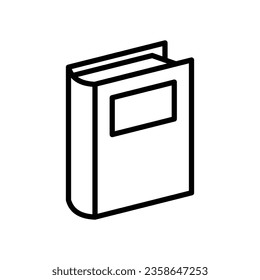 book icon vector design template simple and clean