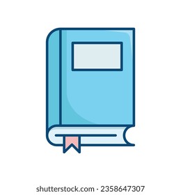 book icon vector design template simple and clean