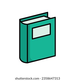book icon vector design template simple and clean