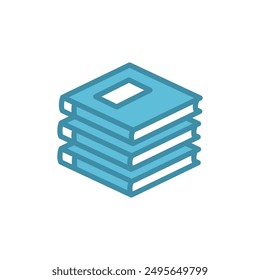 book icon vector design template elegant style