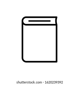Book icon vector design templates isolated on white background