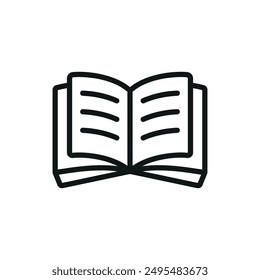 Book icon vector design templates simple and modern concept