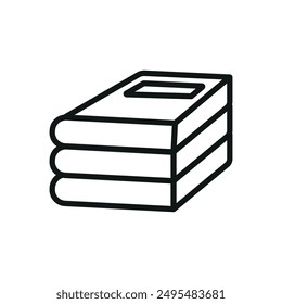 Book icon vector design templates simple and modern concept