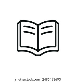 Book icon vector design templates simple and modern concept