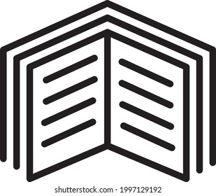  book Icon vector. Document icon vector.
