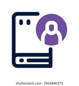 book icon. vector dual tone icon for your website, mobile, presentation, and logo design.
