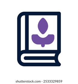 book icon. vector dual tone icon for your website, mobile, presentation, and logo design.