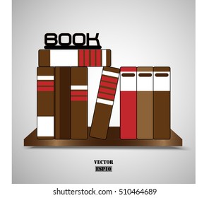 Book icon. Vector education concept design.