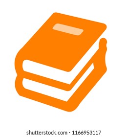 book icon, vector education book - book library, education icon