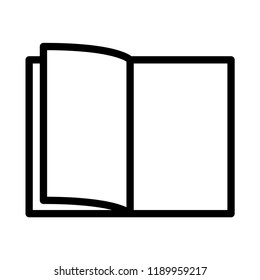 Book Icon Vector. EPS 10.