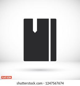 book icon. Vector  Eps 10 