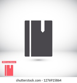 book icon. Vector  Eps 10 