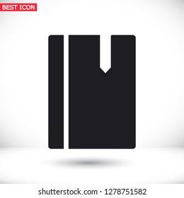 book icon. Vector  Eps 10 