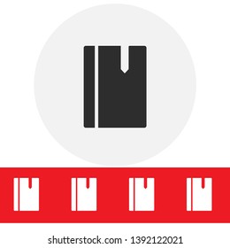 book icon. Vector  Eps 10 . Lorem Ipsum Flat Design 