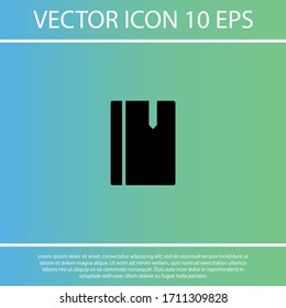 book icon. Vector  Eps 10 . Lorem Ipsum Flat Design 