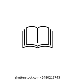 Book icon vector. EPS 10 editable vector