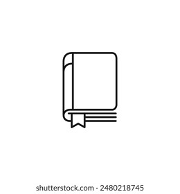 Book icon vector. EPS 10 editable vector