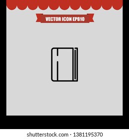 Book icon vector eps10 illustration