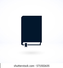 Book icon vector, flat design best vector icon