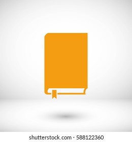 Book icon vector, flat design best vector icon