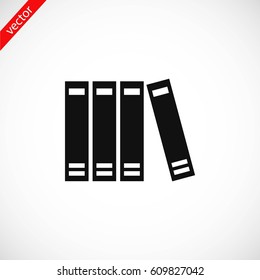 book icon vector, flat design best vector icon