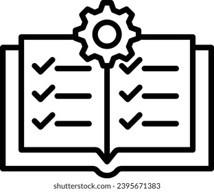 book icon vector guide book symbol