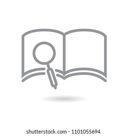 book icon, vector illustration.