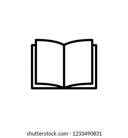 Book Icon Vector Illustration.