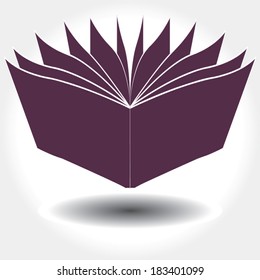 book icon. vector illustration