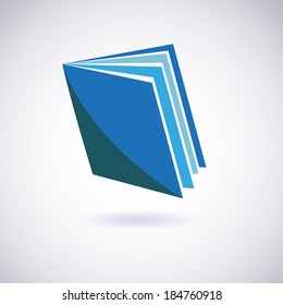 Book icon. Vector Illustration