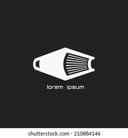 Book icon - vector illustration